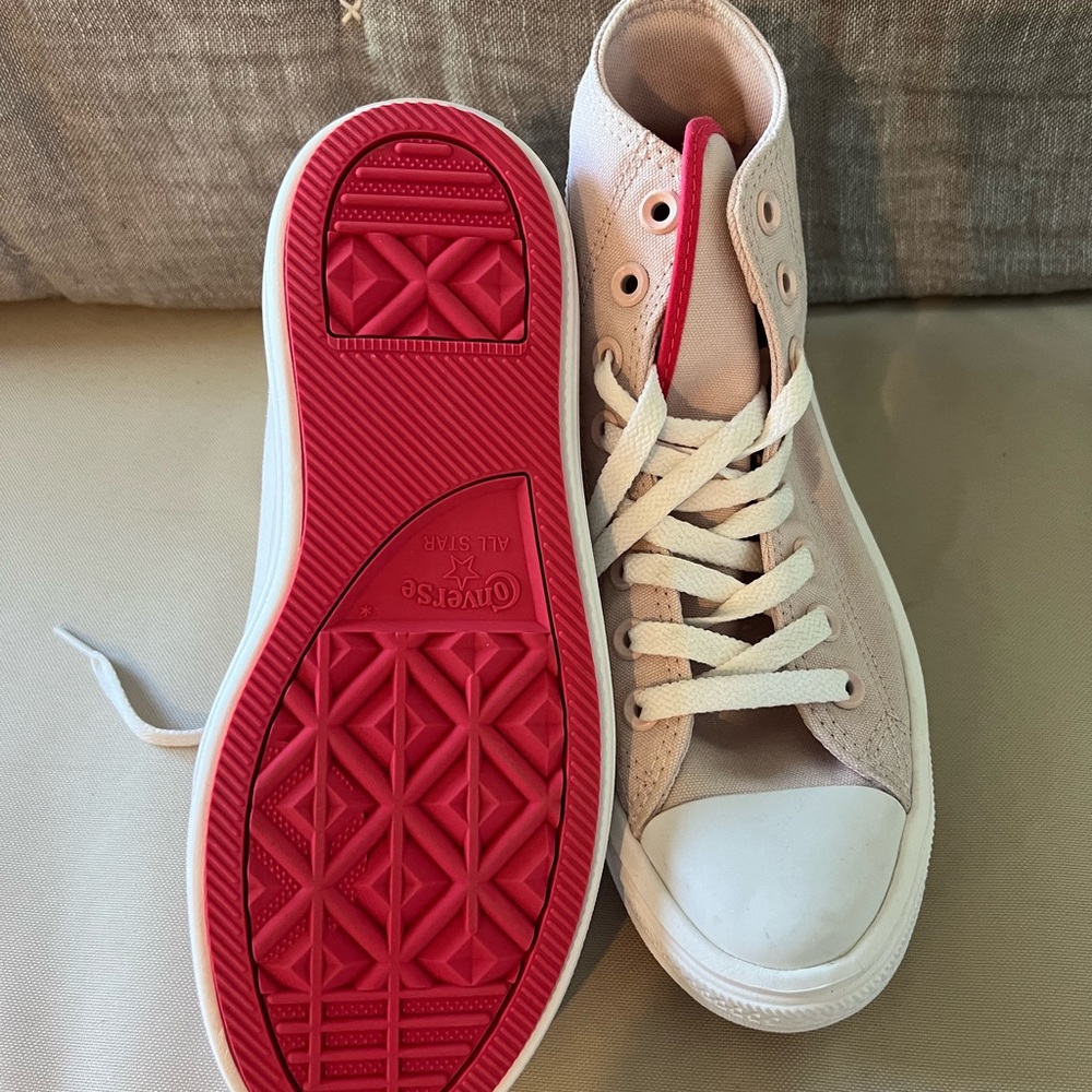 Pink Platform Converse - Picture 2 of 5